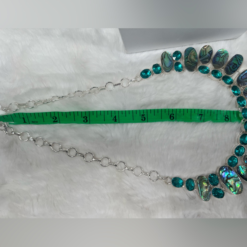 Abalone Shell Large Necklace - Picture 3 of 4